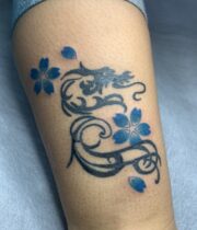 龍 桜 DRAGON トライバル Tribal CHERRY BLOSSOM