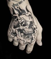 スカル skull tattoo